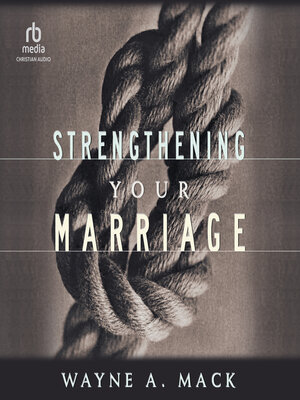 cover image of Strengthening Your Marriage